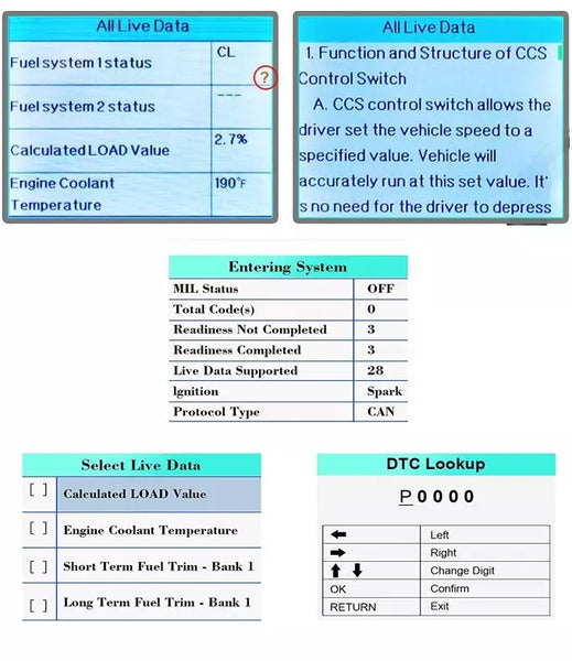 Caterpillar Backhoe Compatible Diagnostic Scan Tool Fault Code Reader