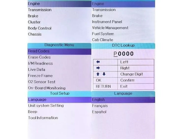 Caterpillar Backhoe Compatible Diagnostic Scan Tool Fault Code Reader