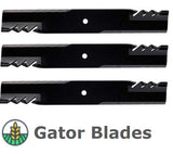 3 x Blades for John Deere Ride On Lawn Mower