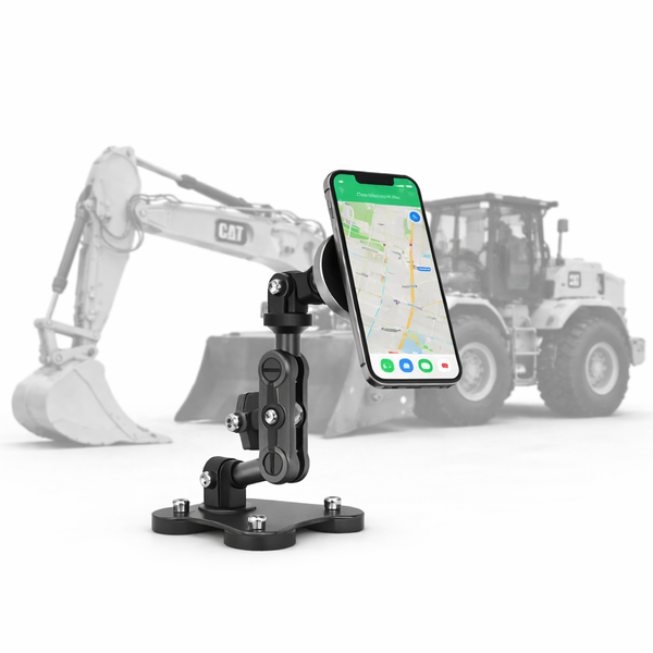 100lb Magnetic Phone Mount for John Deere Skid Steer - Heavy Duty Phone Mount Holder