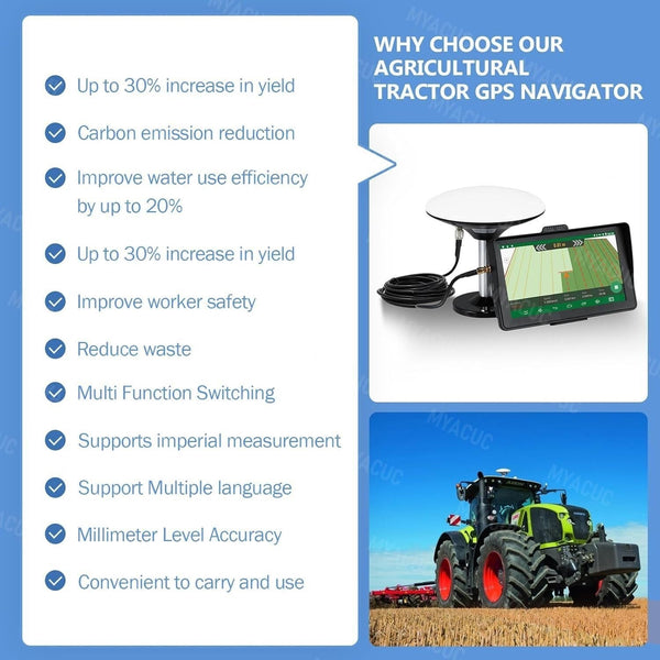 John Deere 5075e Compatible Precision GPS Navigation for Tractor