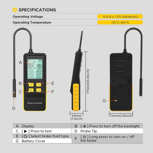 Advanced Brake Fluid Tester for Western Star Trucks – Accurate Fluid Diagnostics