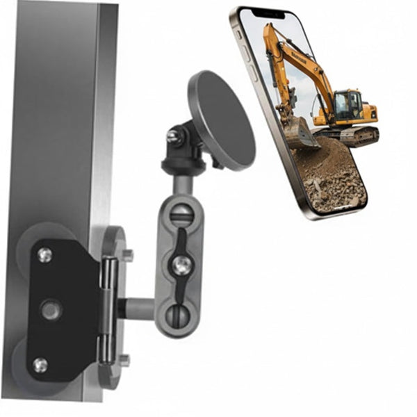 100lb Magnetic Phone Mount for Caterpillar Excavator - Heavy Duty Phone Mount Holder