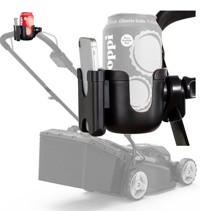 Lawn Mower Cup and Phone Holder