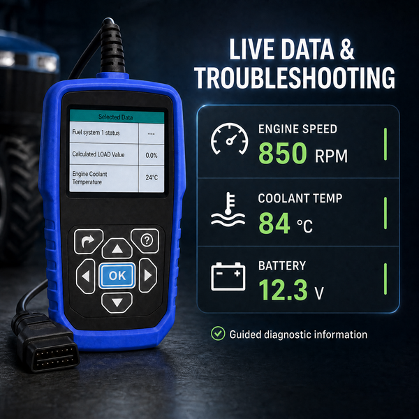 Caterpillar Wheel & Crawler Loader Compatible Diagnostic Scan Tool Fault Code Reader