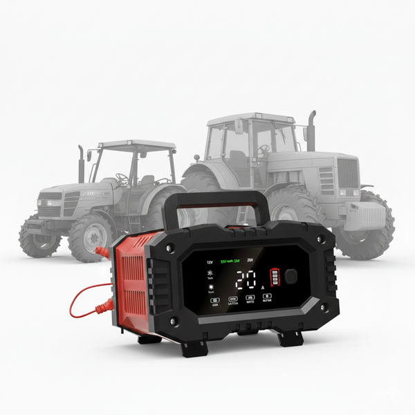 12V/24V Battery Jump Starter Charger & Maintainer for Versatile Tractor