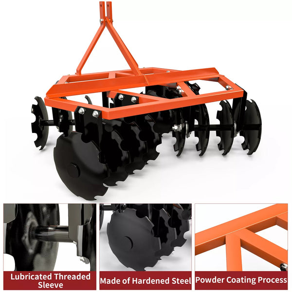 Disc Harrow Plow for Kubota Tractor