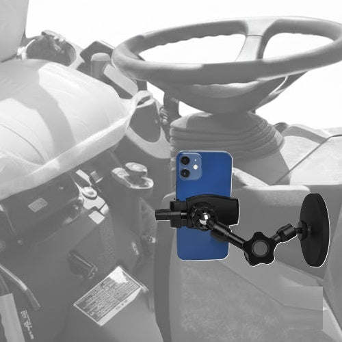 100lb Magnetic Phone Mount for Kubota Tractor - Heavy Duty Phone Mount Holder