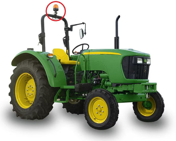 Case IH Maxxum 340 Compatible Warning Beacon Light and Bracket