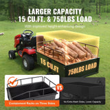 Tow Trailer Cart for Simplicity Ride On Lawn Mower