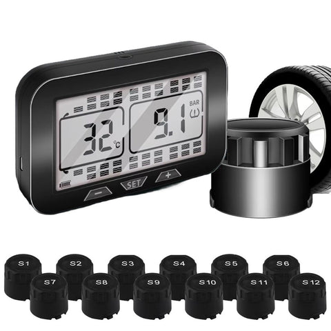 LCD Tire Pressure Monitoring System (TPMS) for Western Star Truck & Trailer