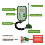 Portable 3-Way Soil Analyzer/Meter - pH levels, Temperature and Soil Fertility