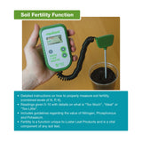 Portable 3-Way Soil Analyzer/Meter - pH levels, Temperature and Soil Fertility