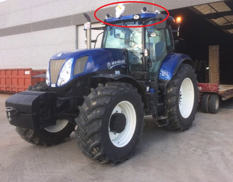 Drucklufthorn im Traktor  Air Pressure Horn in tractor 