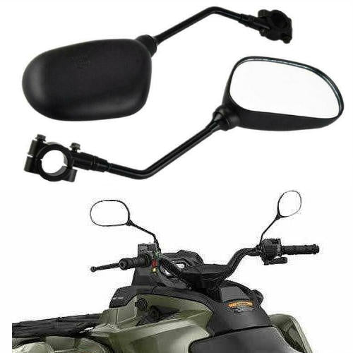 2-Pack Folding Mirrors E4 For ATV Quad & Dirt Bike - Fits KTM, Honda, Yamaha, Suzuki