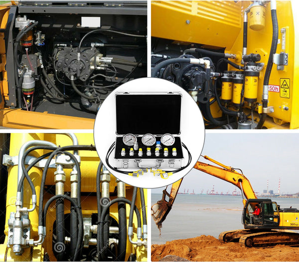 Hydraulic Pressure Test Kit for Caterpillar Excavator