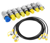 Hydraulic Pressure Test Kit for Case Excavator