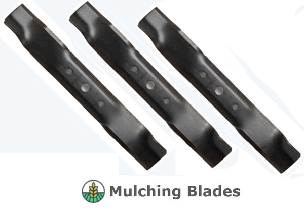 3 x Blades for John Deere Ride On Lawn Mower