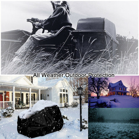 Riding lawn mower winter cover best sale
