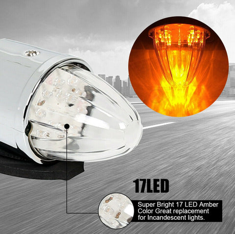 Amber LED Truck Cab Roof Marker Lights for Sterling